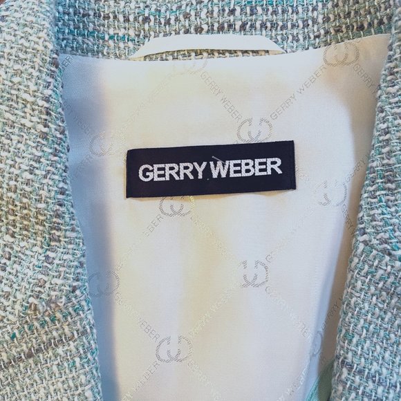 Gerry Weber Jacket Green Mint Woven Mid Length Outwear - Picture 2 of 11